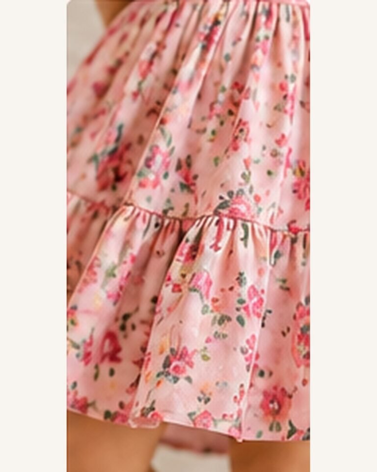 Gathered tiers — Rose Garden Tiered Cotton Dress