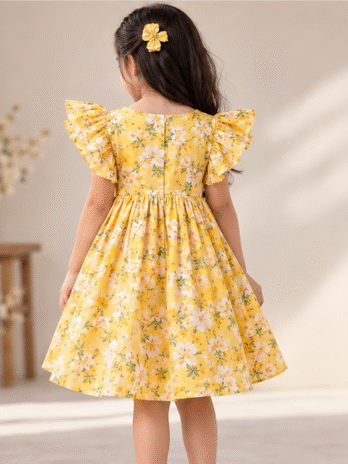 Ivory Petal Dress